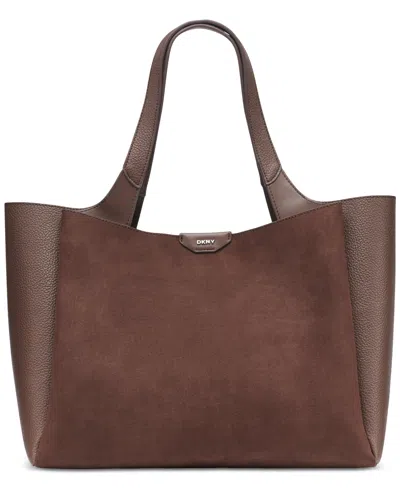 Dkny Willa Large Tote Bag In Brown
