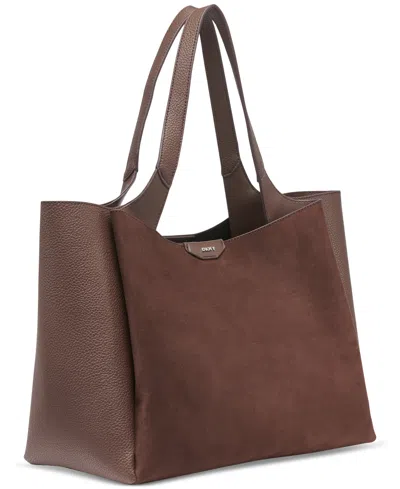Dkny Willa Large Tote Bag In Brown