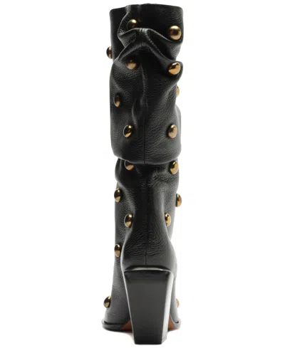Schutz Tulsa Studded Boot In Black, Women's At Urban Outfitters In Multi