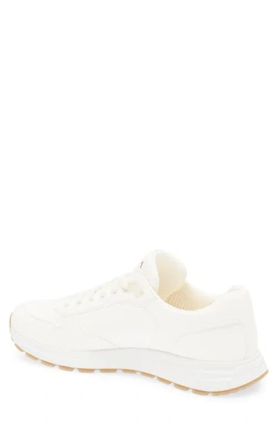 Prada Leather Sneakers In Nude