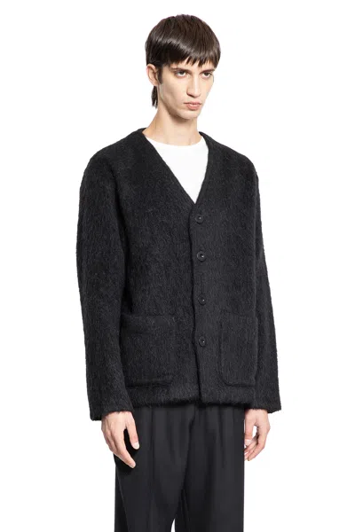Our Legacy Wool Alpaca Cardigan In Black