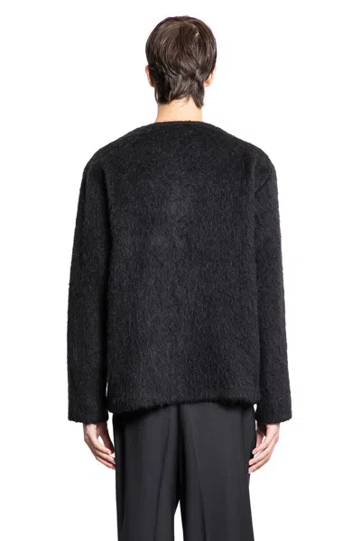 Our Legacy Wool Alpaca Cardigan In Black