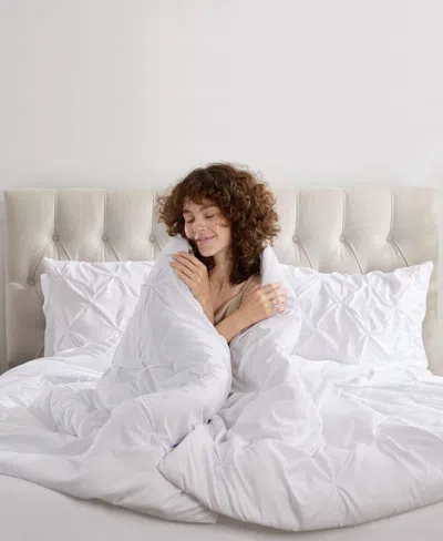 Nestl Luxury Soft Pinch Pleat 7-pc. Comforter Set, Queen In White
