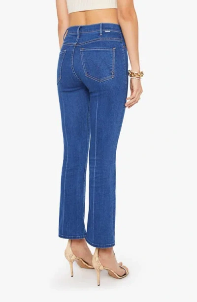 Mother The Hustler High Waist Ankle Bootcut Jeans In Multi