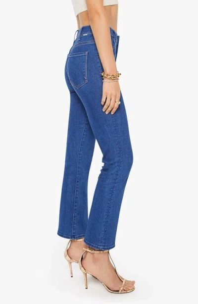 Mother The Hustler High Waist Ankle Bootcut Jeans In Multi