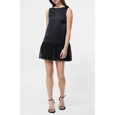 French Connection Marina Mini Dress In Black