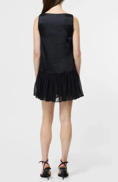 French Connection Marina Mini Dress In Black
