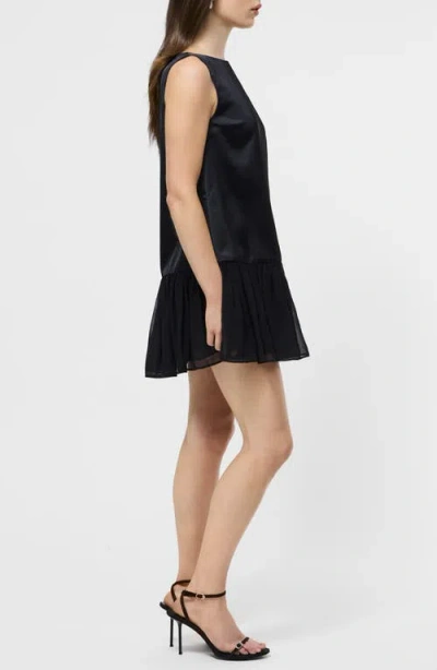French Connection Marina Mini Dress In Black
