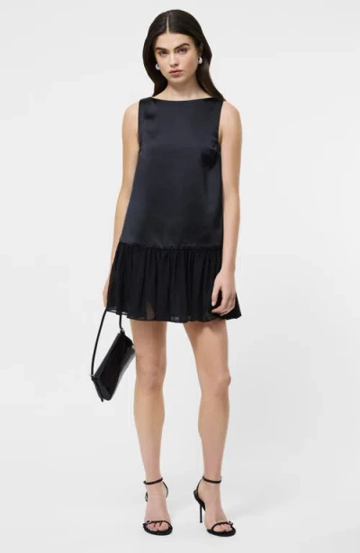 French Connection Marina Mini Dress In Black