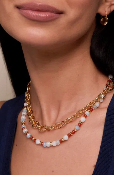 Estella Bartlett Beaded Necklace In Multi