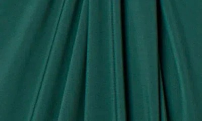 Kiyonna Romanced By Moonlight Glitter A-line Jersey Gown In Green