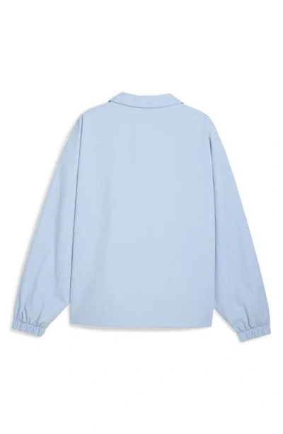 Puma X Fenty Nylon Drill Pullover In Blue