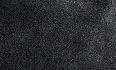 Madewell The Drawstring Crossbody Bucket Bag In Suede True Black In Black