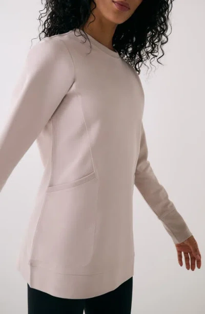 Lole Mindset Tunic Sweatshirt In Orange