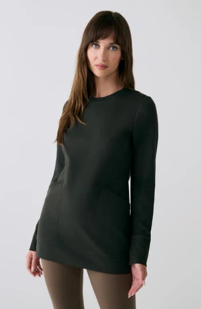 Lole Mindset Tunic Sweatshirt In Green