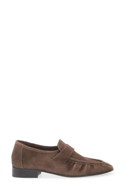 Tony Bianco Gatsby Loafers Espresso Suede In Brown