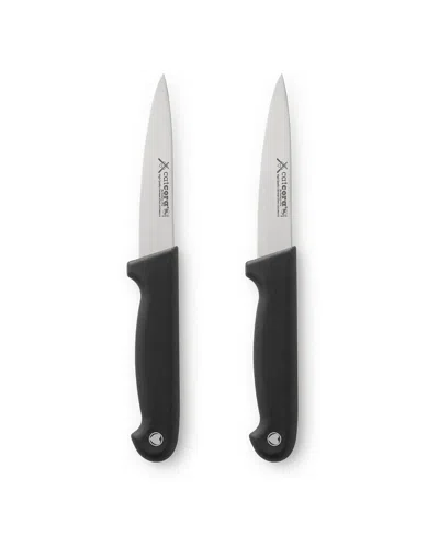 Cat Cora Cutlery-pro 2-piece Soft-grip Handle Paring Knives Set In Multi