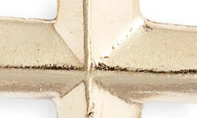 Set & Stones Micah Cross Stud Earrings In Gold