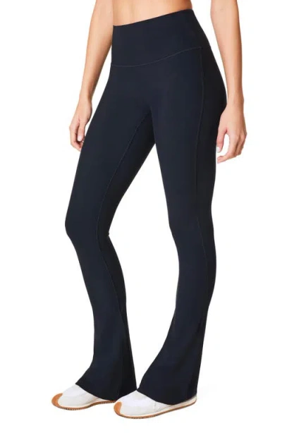 Spanx Micro Flare High Rise Pants In Blue