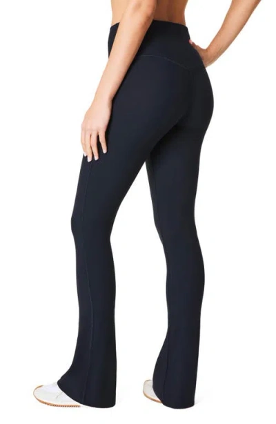 Spanx Micro Flare High Rise Pants In Blue