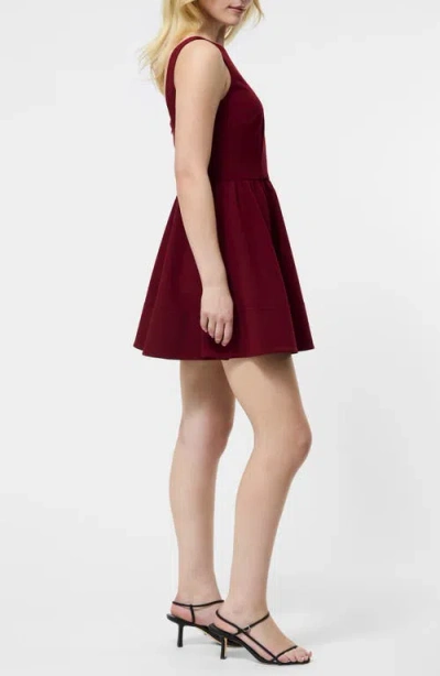 French Connection Women's Fit And Flare Low Back Mini Dress In Red