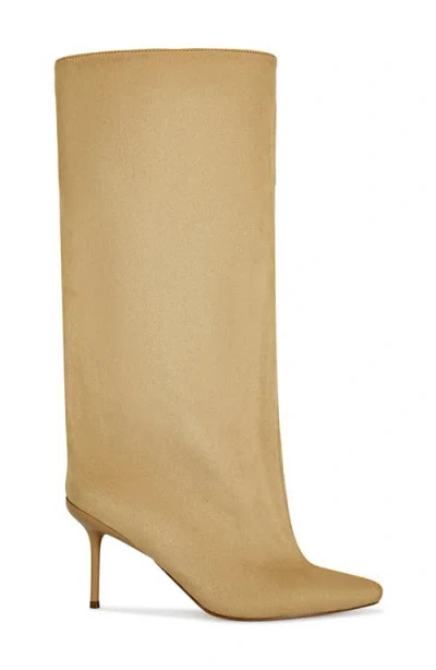 Azalea Wang Couture Crazy Pointed Toe Boot In Brown