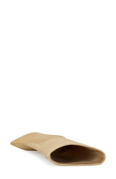 Azalea Wang Couture Crazy Pointed Toe Boot In Brown