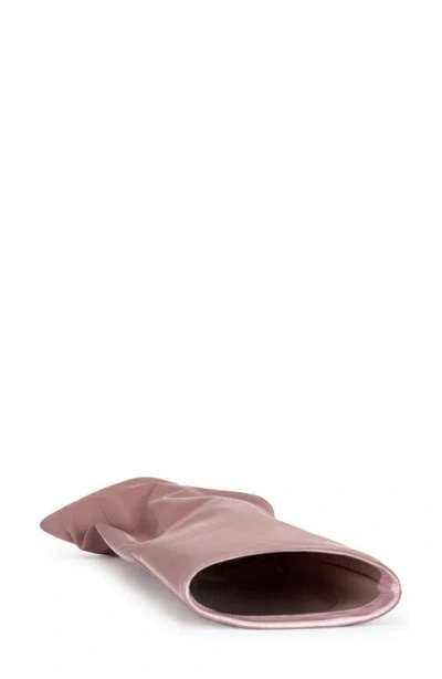 Azalea Wang Couture Crazy Pointed Toe Boot In Purple