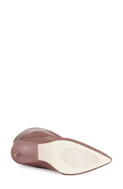 Azalea Wang Couture Crazy Pointed Toe Boot In Purple