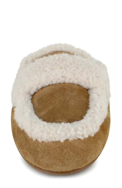 Splendid Sandra Faux Fur Mule In Brown