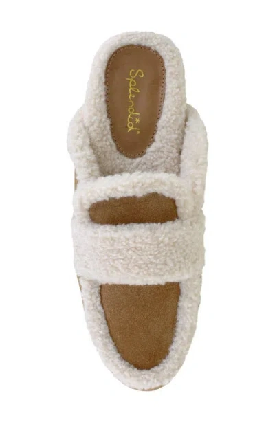 Splendid Sandra Faux Fur Mule In Brown