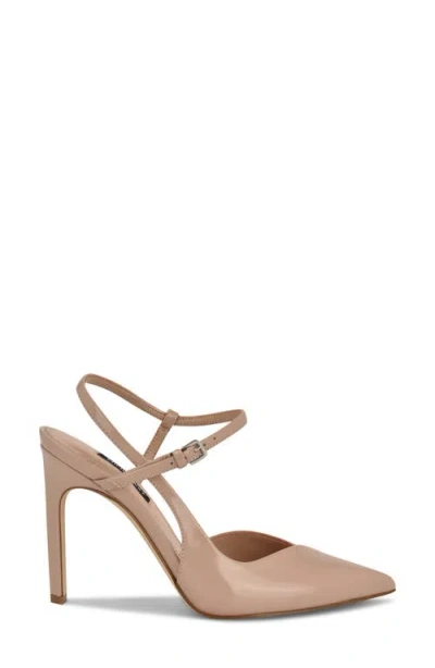 Nine West Women's Franka Ankle Strap Stiletto Pumps In Gold