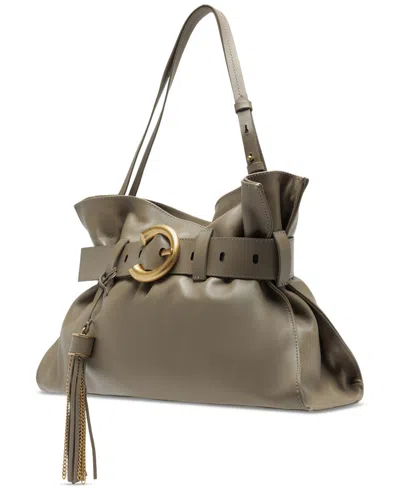 Arezzo Rivera Medium Leather Clutch In Multi