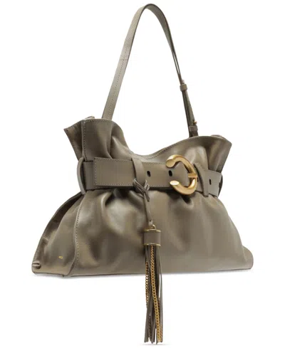 Arezzo Rivera Medium Leather Clutch In Multi