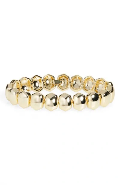 Kendra Scott Geometric Flex Bracelet In Gold