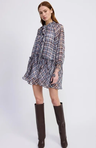 En Saison Women's Briar Mini Dress In Blue