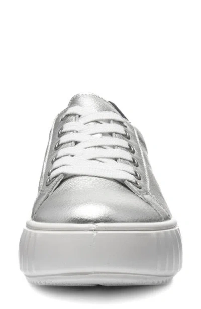 Ara Mikky Platform Sneaker In Silver
