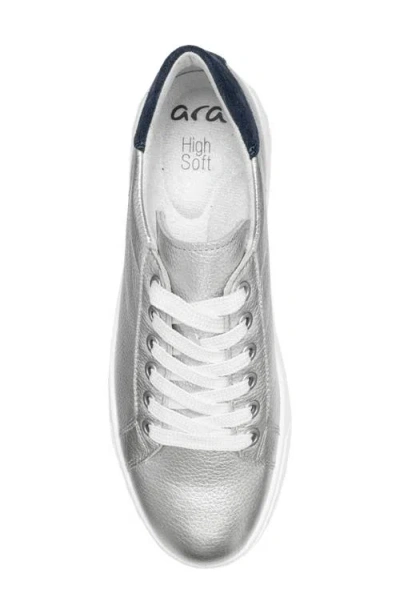 Ara Mikky Platform Sneaker In Silver