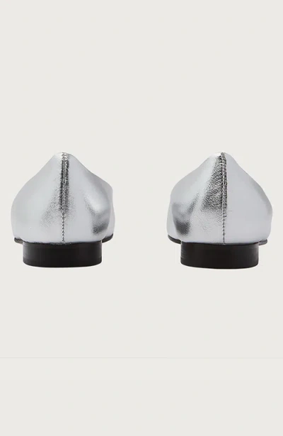 Andrea Carrano Baby Ballet Flat In Silver