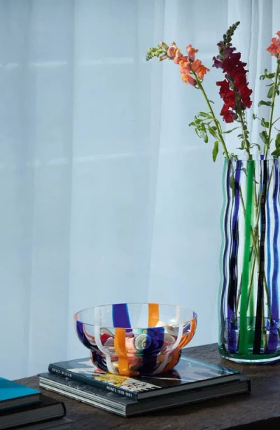Lsa Folk Glass Bowl In Multi