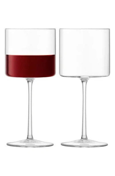 Lsa Otis Set Of 2 Red Wine Glasses In Transparent