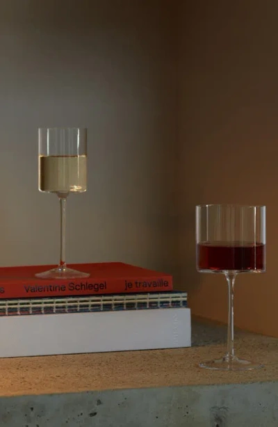 Lsa Otis Set Of 2 Red Wine Glasses In Transparent