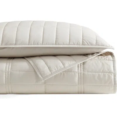 Calvin Klein Washed Percale Quilt & Shams Set In White