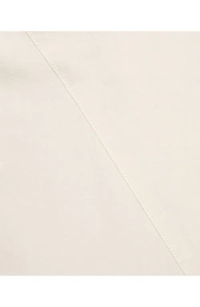 Mango Women's Asymmetrical Cotton Midi Skirt In White