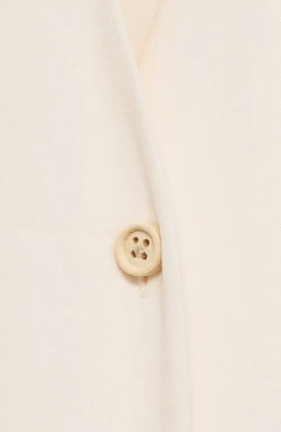 Mango Sleeveless Tie Waist Jumpsuit In White