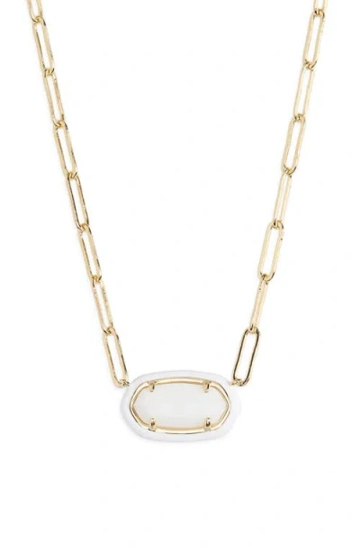Kendra Scott Elisa Pendant Necklace In Gold