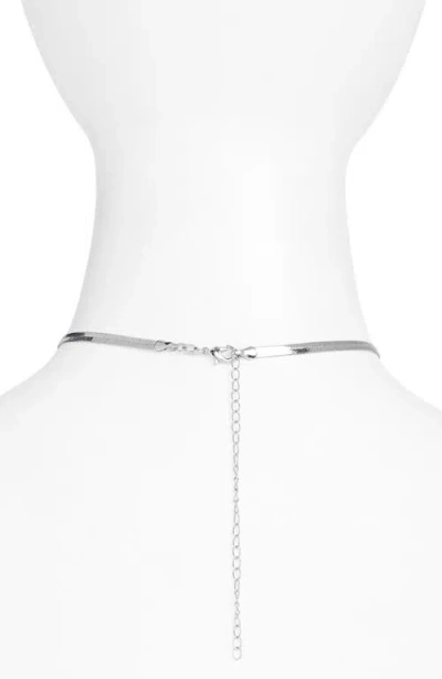 Child Of Wild Arden Cubic Zirconia Choker In Silver