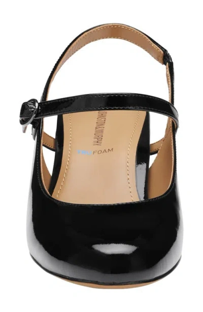 Johnston & Murphy Sienna Mary Jane Slingback Pump In Black