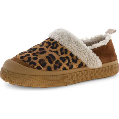 Voile Blanche Leopard-print Slip-on Sneakers In Animal Print