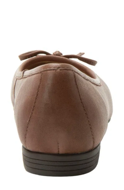 Alegria By Pg Lite Talya Cap Toe Ballet Flat In Brown